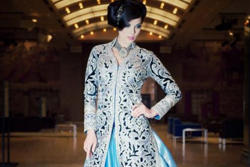 Indian Wedding Fashion Trend - Sherwani Jacket Lehngas