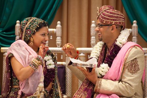 Purple Hindu Wedding Ceremony by Ajooba Events
