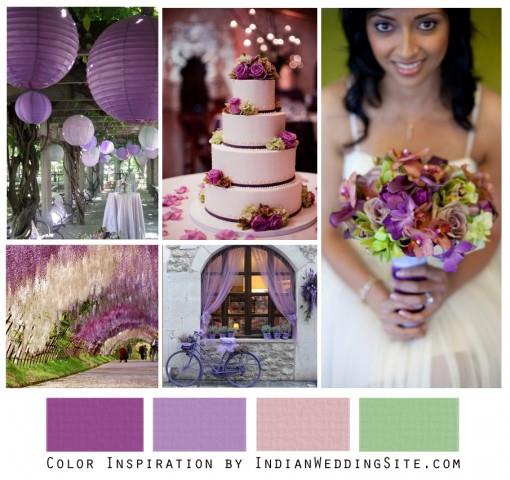 Wisteria & Lilac - Indian Wedding Color Inspiration