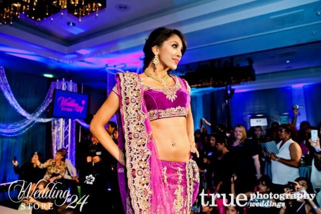 indian velvet bridal lengha purple