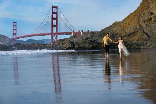 San Francisco Beach Styled Indian Wedding Themed Shoot - 2