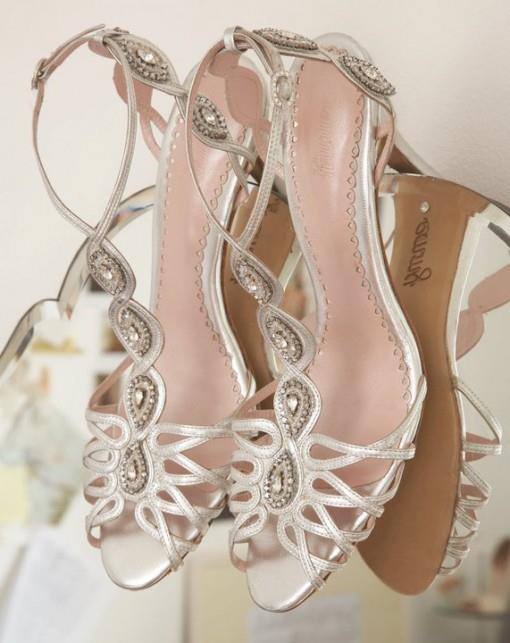 Indian wedding custom / bespoke shoes gold