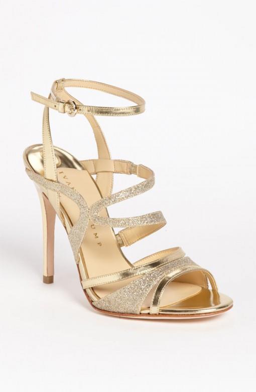 gold shoes ivanka