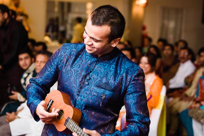 3a indian wedding groom ukulele