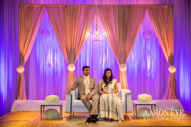 33 Indian wedding bride and groom stage