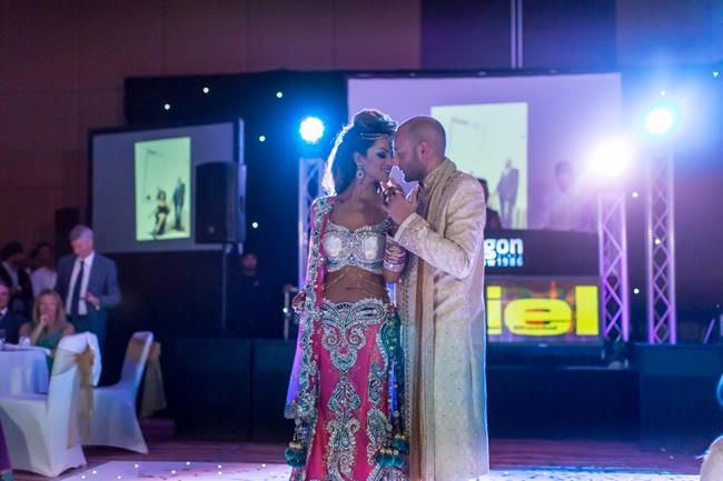 31a indian wedding pink lengha choli first dance